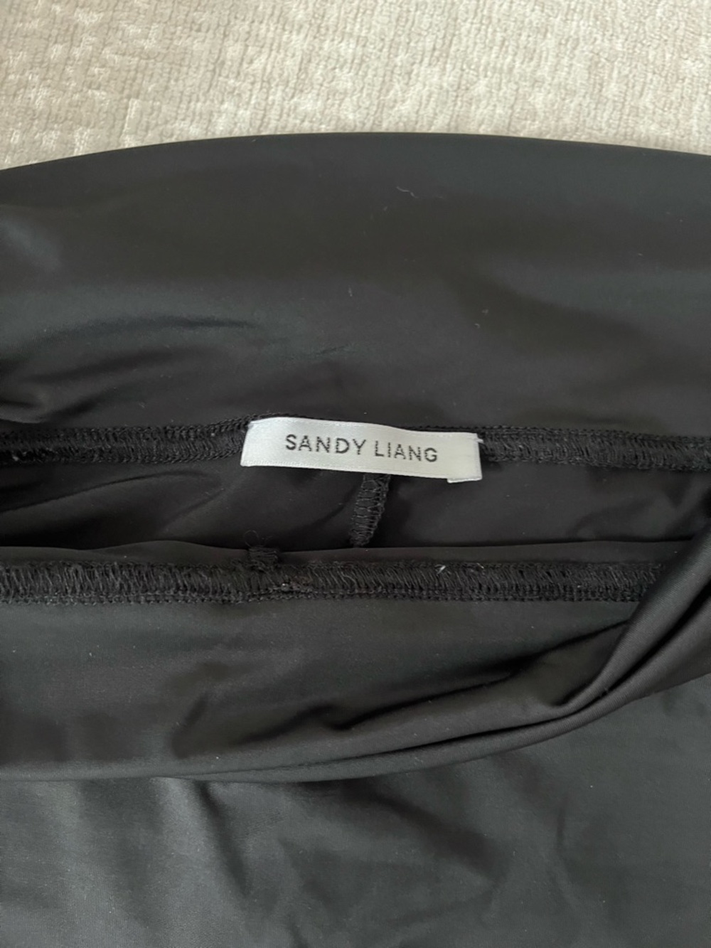 Sandy Liang Black Sound Pant - Picture 3 of 4